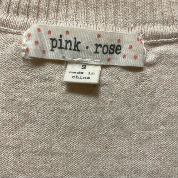 H&M Cream and Brown Cardigan Sweater with V-Neck - Picture 11 of 11